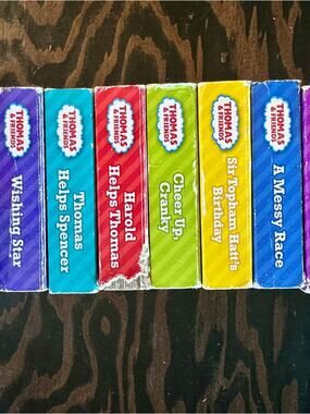 Thomas & Friends Board Book Lot - Colorful Set of 8 Mini Books